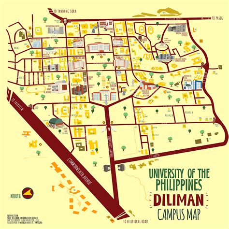 up manila campus map|University of the Philippines Diliman Campus Map.